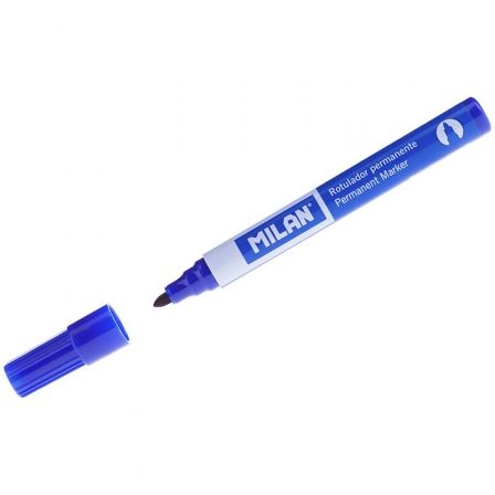 Milan Rotuladores Permanentes Punta Redonda 4 mm Azul (12 unidades) Milan Rotuladores Permanentes Punta Redonda 4 mm Azul (12 unidades)